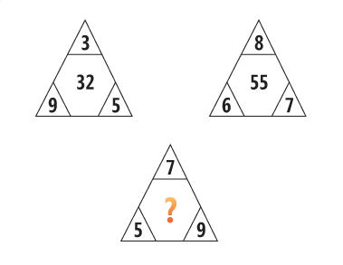 Тест на IQ С цифрами. Тест на IQ треугольники. IQ тест треугольник цифр. IQ Test ромб.